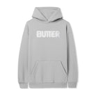 Butter Goods Puff Rounded Logo Hoodie - Cement Hoodie Butter Goods 