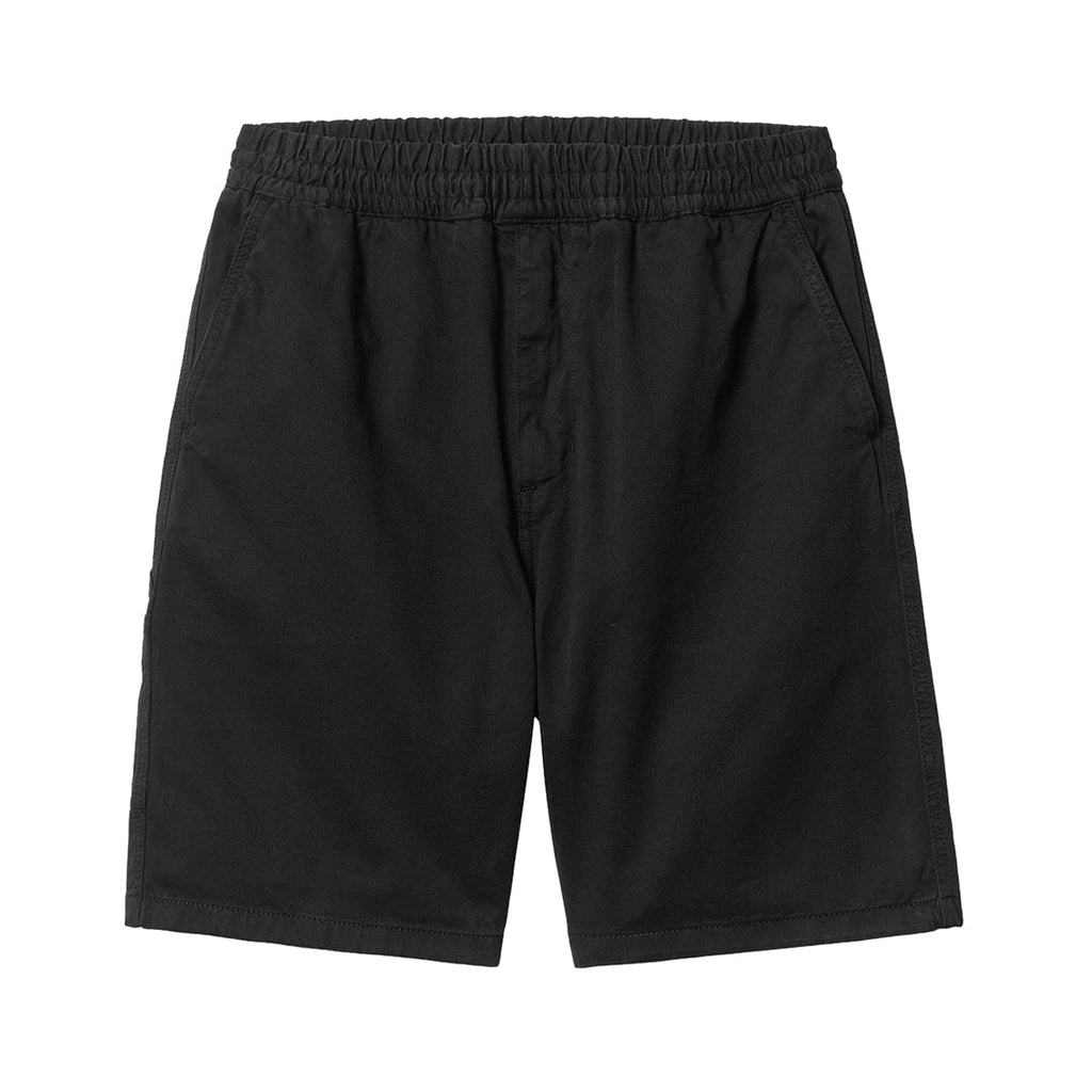 Carhartt WIP Flint Short - Black Garment Dyed Shorts Carhartt WIP 
