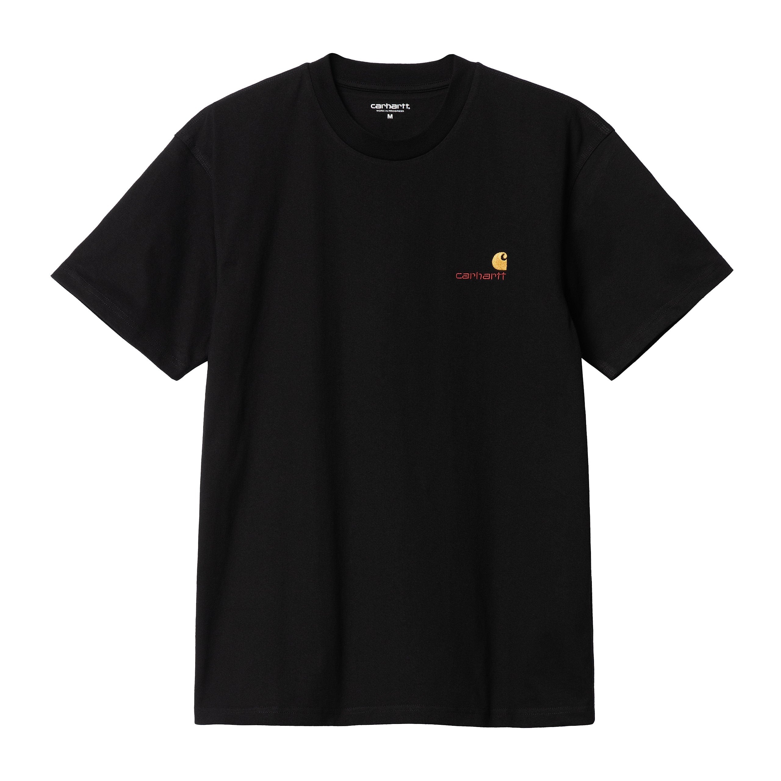 Carhartt WIP S-S American Script T-Shirt - Black T-Shirt Carhartt WIP 