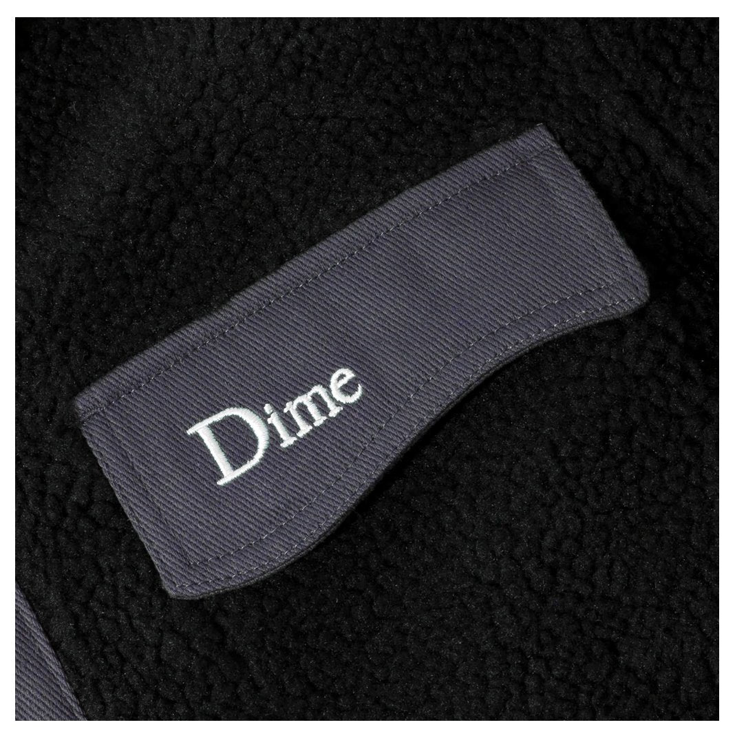 Dime Sherpa Denim Jacket - Black Dime MTL 