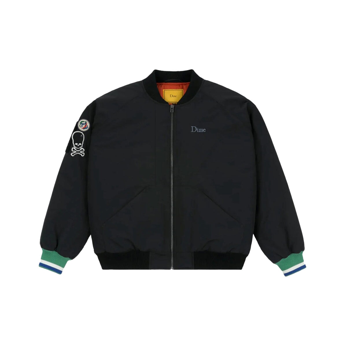 Dime Velcro Patch Bomber Jacket