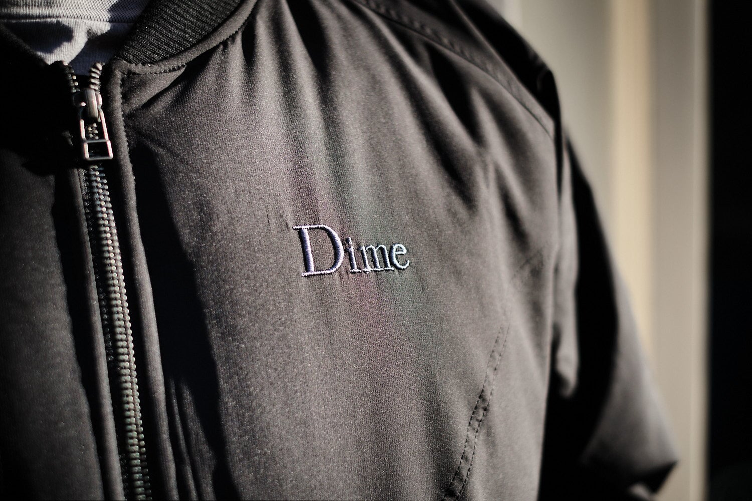 Dime Velcro Patch Bomber Jacket