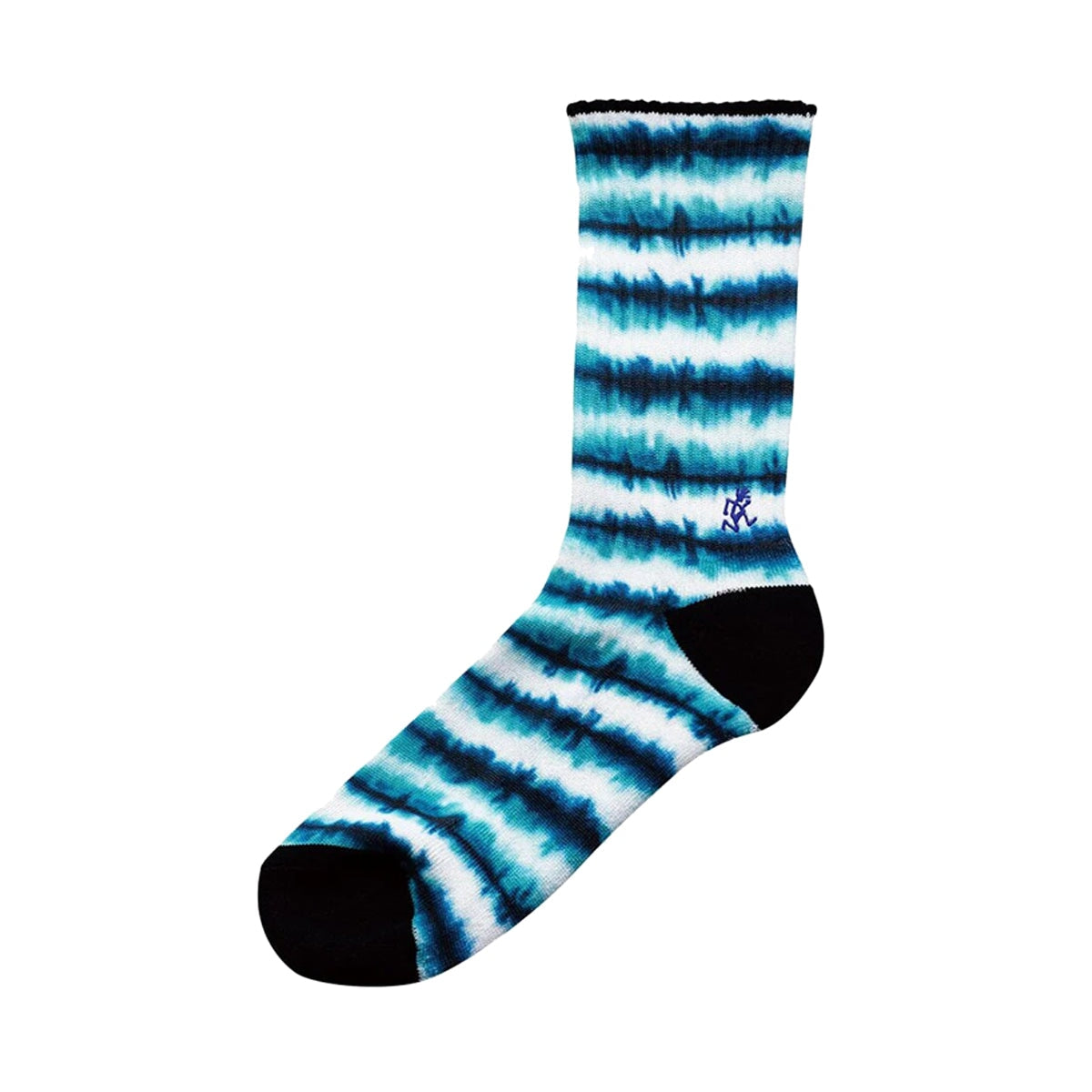 Gramicci Tiedye Print Crew Socks - Blue Socken Gramicci 
