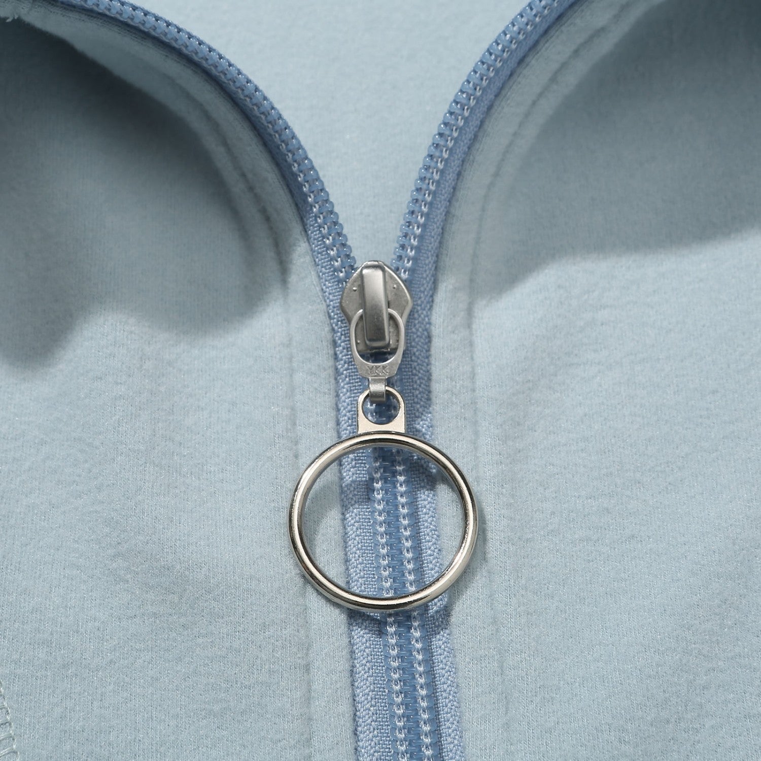Hélas Super Soft Quarter Zip Sweater - Baby Blue Hélas 