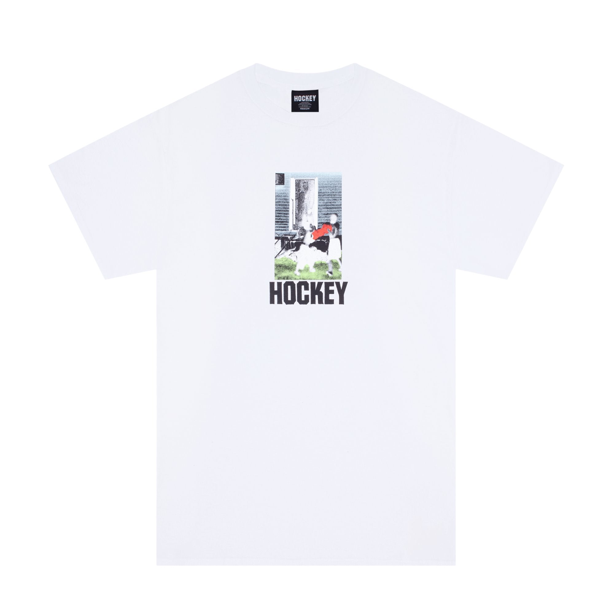 Hockey Front Yard Unisex T-Shirt T-Shirt Hockey Skateboards 
