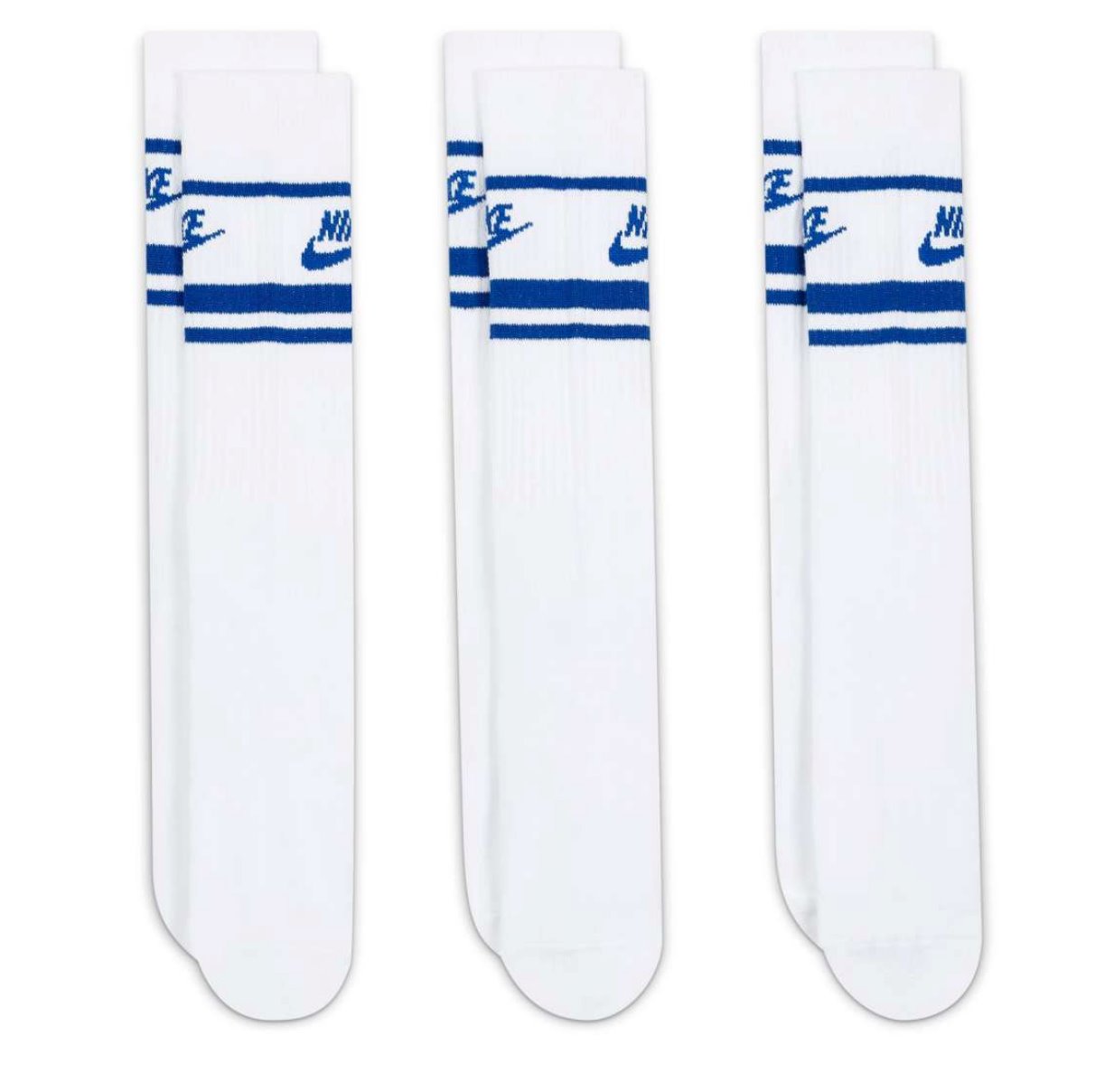 Nike SB Everyday Essential Socks - White-Blue Nike Skateboarding 