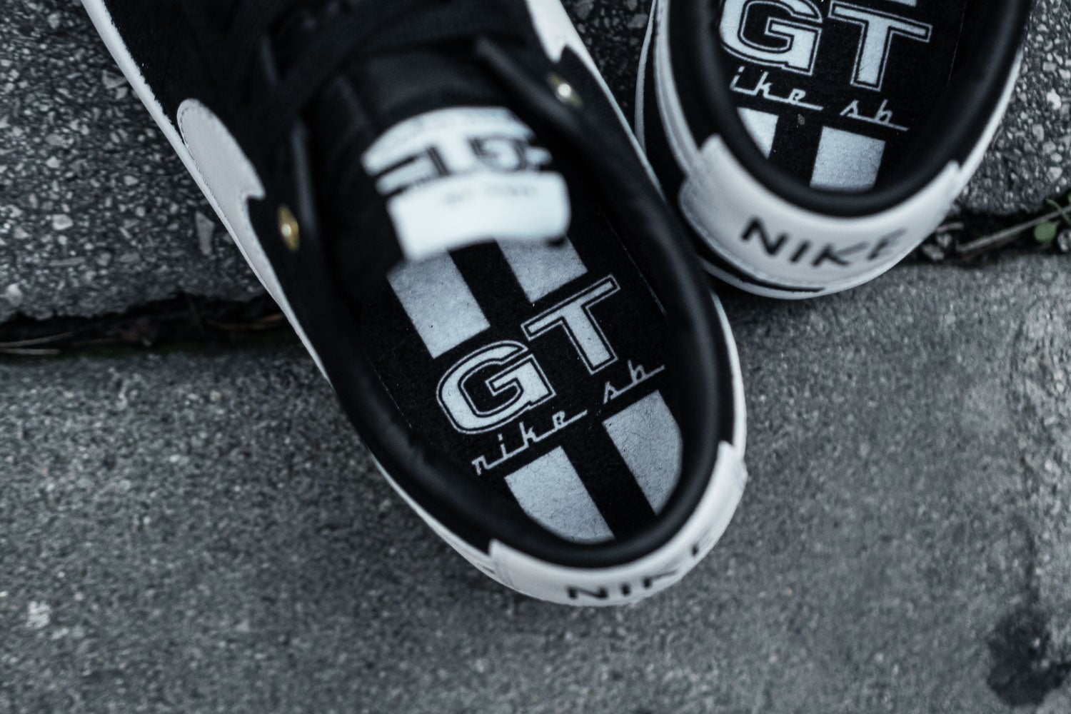 Nike SB Zoom Blazer Low Pro GT - Black-White Sneaker Nike Skateboarding 
