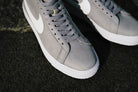 Nike SB Zoom Blazer Mid - Wolf Grey-White Sneaker Nike Skateboarding 