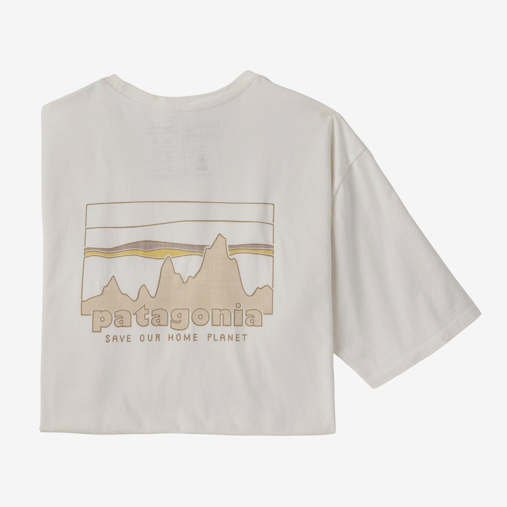 Patagonia Men's '73 Skyline Organic T-Shirt - Birch White Patagonia 