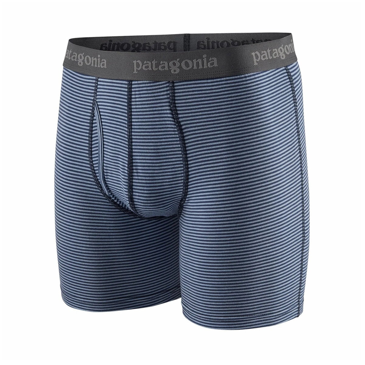 Patagonia Men's Essential Boxers - 6" - Phantom Stripe: New Navy Unterhose Patagonia 