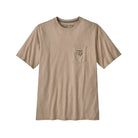 Patagonia Men's Forge Mark Crest Pocket Response T-Shirt - Oar Tan T-Shirt Patagonia 