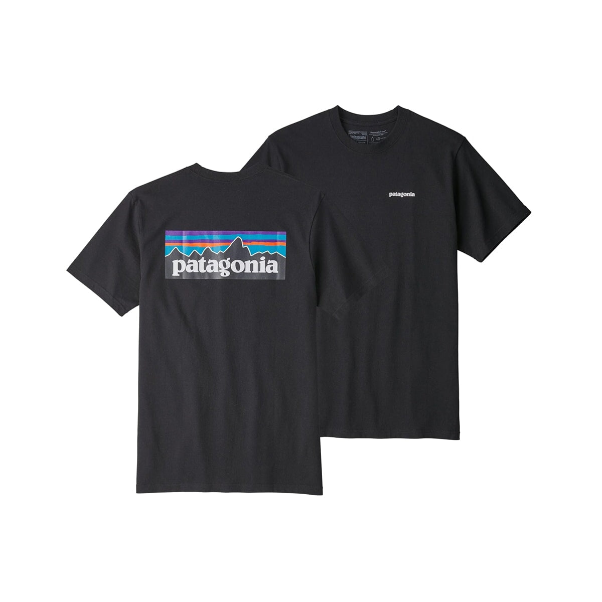 Patagonia Men's P-6 Logo Responsibili Tee - Black T-Shirt Patagonia 
