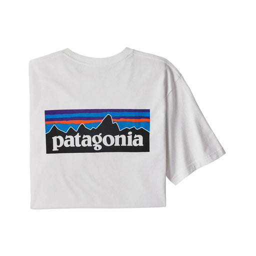 Patagonia Men's P-6 Logo Responsibili-Tee - White T-Shirt Patagonia 