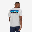 Patagonia Men's P-6 Mission Organic T-Shirt - White Patagonia 