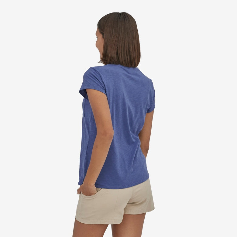 Patagonia Women's Mainstay Pocket T-Shirt - Current Blue T-Shirt Patagonia 