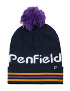 Penfield Intarsia Knit Striped Bobble Hat Unisex Beanie Penfield 