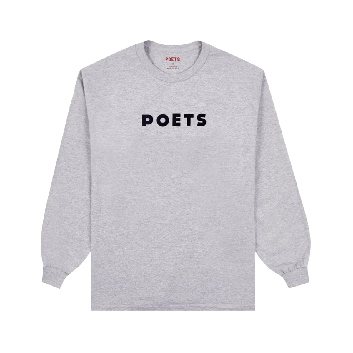 Poets Brand Base Longsleeve - Heather Grey LS Shirt Poets Brand 