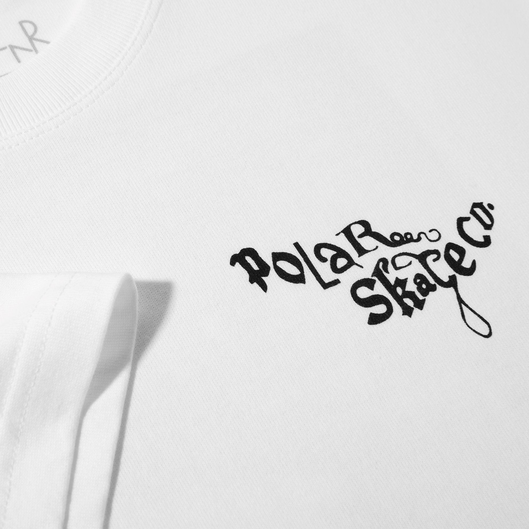 Polar Skate Co. Gorilla King T-Shirt - White Polar Skate Co. 