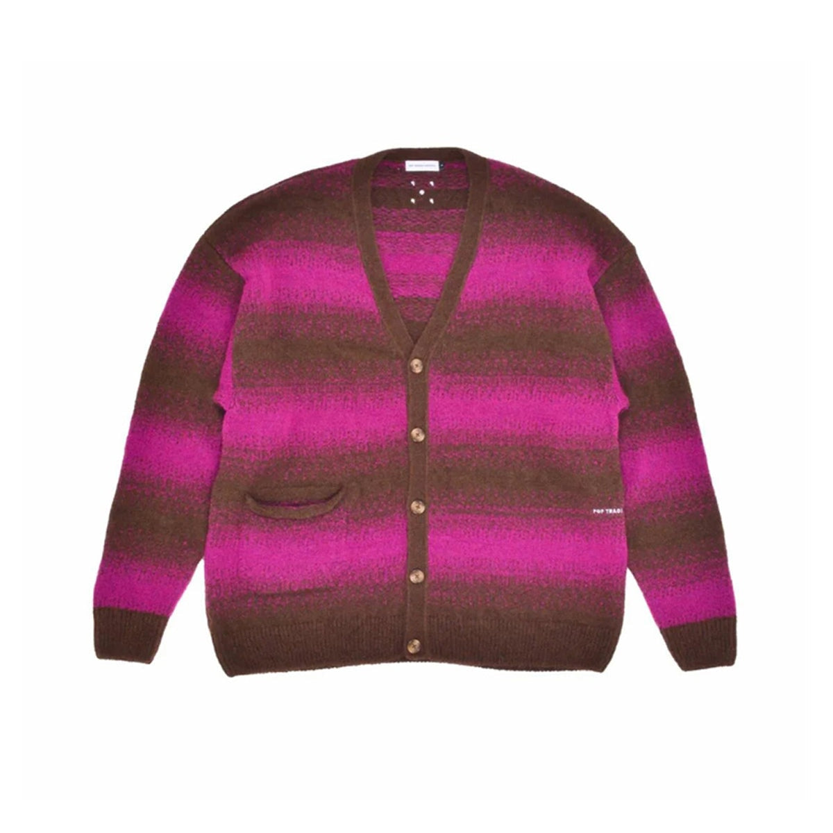 POP Trading Company Knitted Cardigan - Delicioso-Raspberry Weste POP Trading Company 