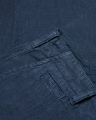Portuguese Flannel Linen Trousers - Navy Portuguese Flannel 