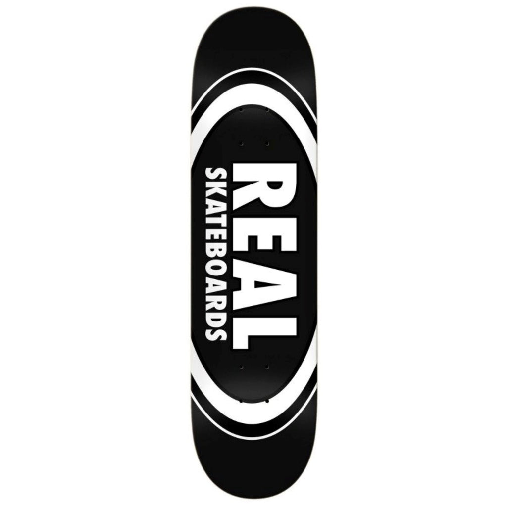 Real Skateboards Classic Oval Black - 8,25" Decks Real Skateboards 