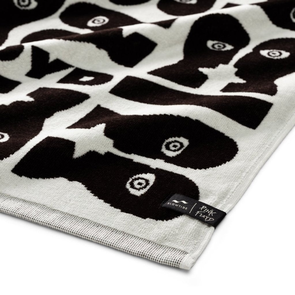 Slowtide Division Bells Beach Towel - Black-White Slowtide 