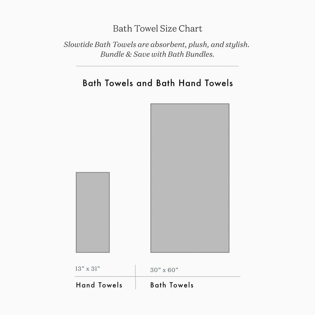 Slowtide Up At Dawn Bath Towel - Sage Slowtide 