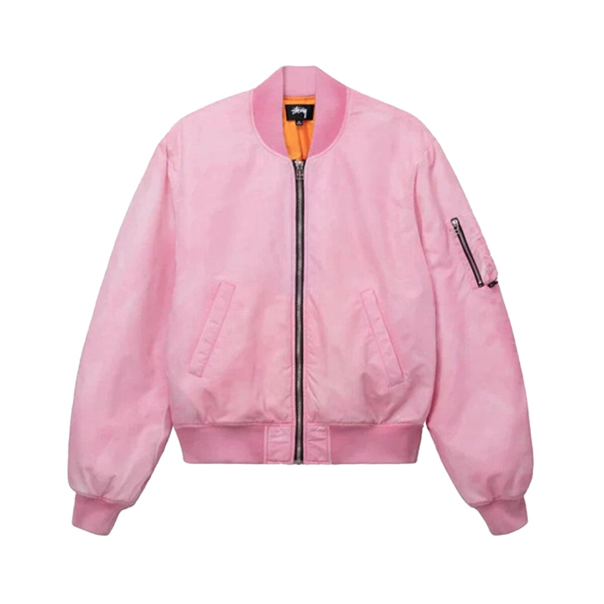 Stüssy Dyed Nylon Bomber - Pink Jacke Stüssy 