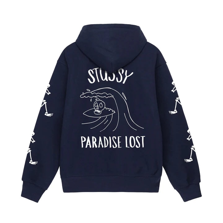 Stüssy Paradise Lost Hood - Navy Stüssy 