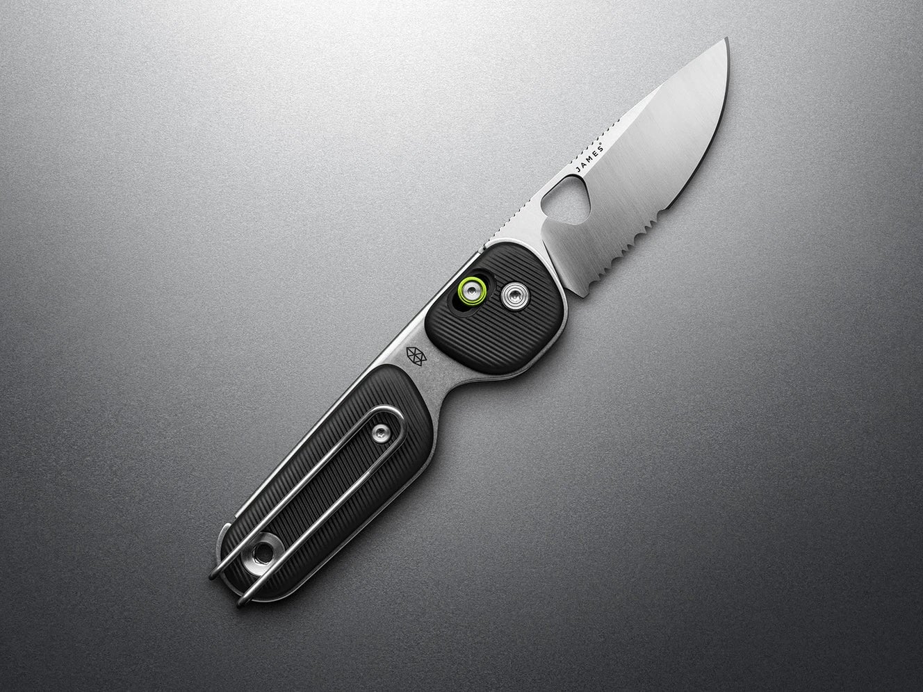 The James Brand Redstone Taschenmesser - Black-Stainless The James Brand 