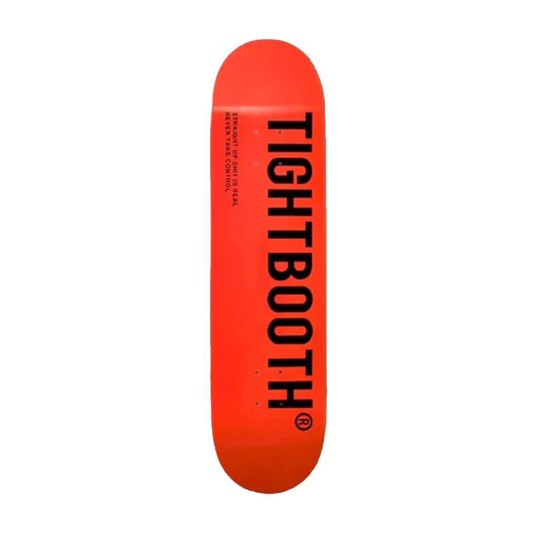 Tightbooth Logo Red Deck - 8.125